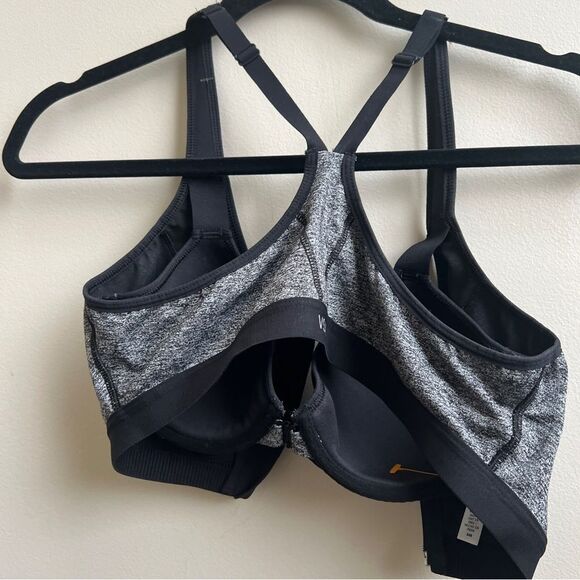Victoria’s Secret Sport Zip Front Supportive Sports Bra Gray VSX Size 34B - Picture 2 of 5